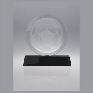 Glass Football Plate 265