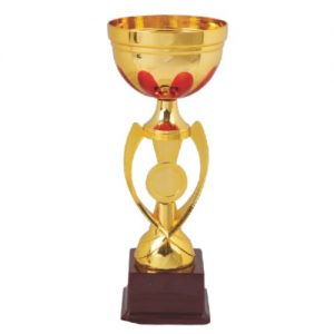 Italian Design Gold/Red Cup 228