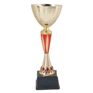 Italian Design Gold/Red Cup 254