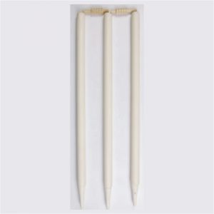 Cricket Wickets Bleached